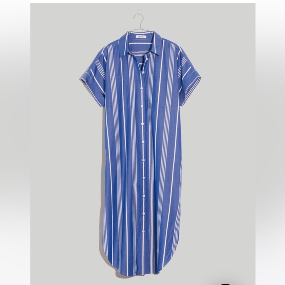 Madewell Lakeline Shirtdress in Stripe